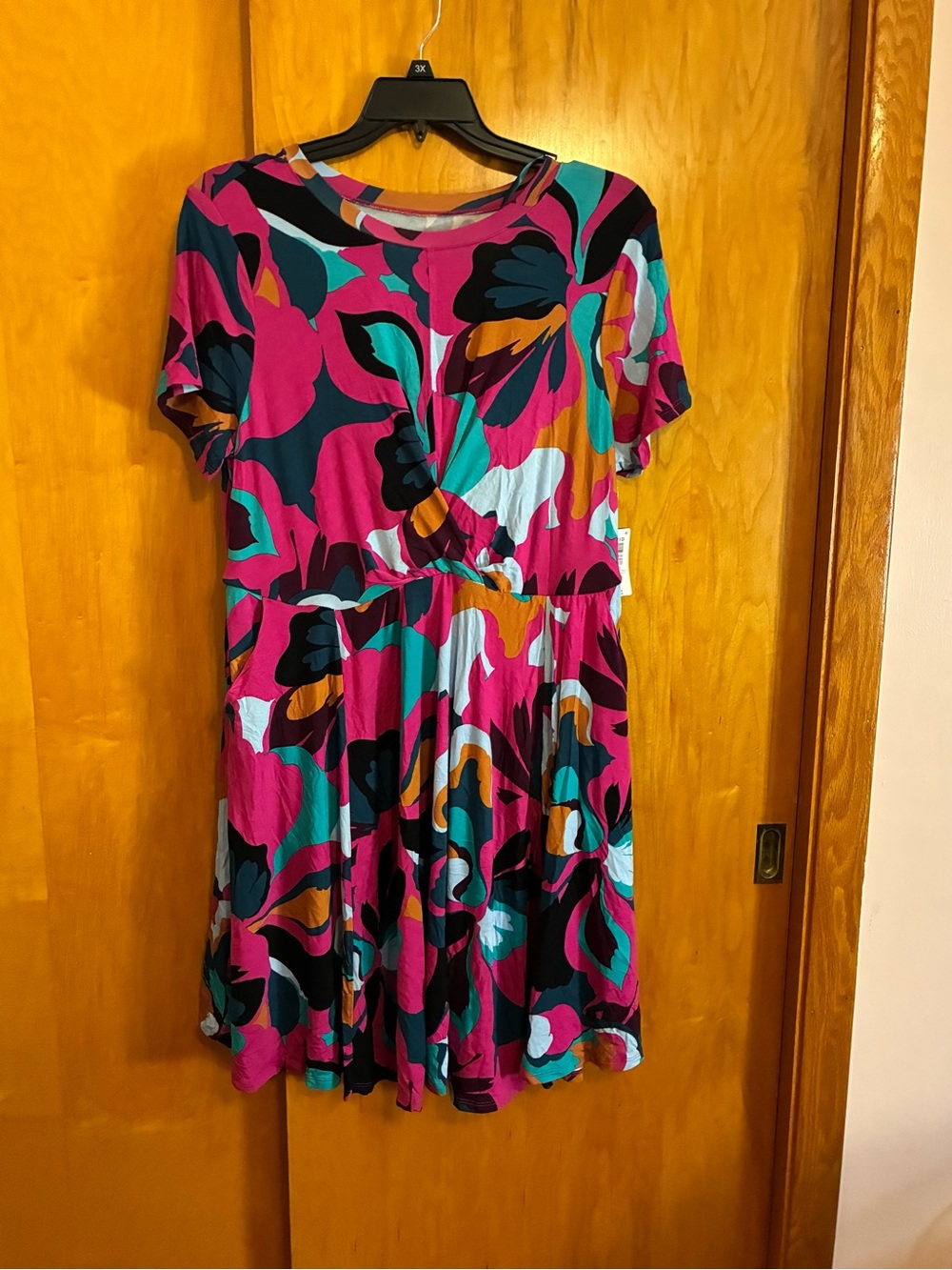 torrid Fuchsia Multicolor Floral Maxi Dress